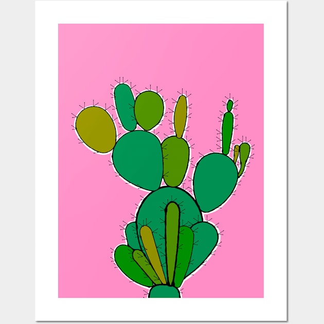 Cacti Wall Art by AdamRegester